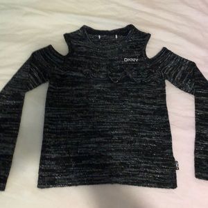 girls DKNY Long sleeve top 10/12